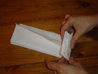 Serviette mariage Corolle colombe