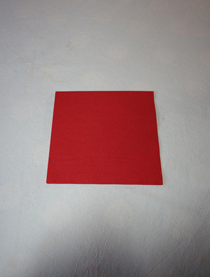 Pliage serviette eventail sur Pied